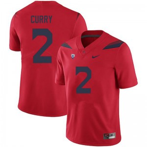 Men Boobie Curry Red University of Arizona #2 Jersey 315128-355