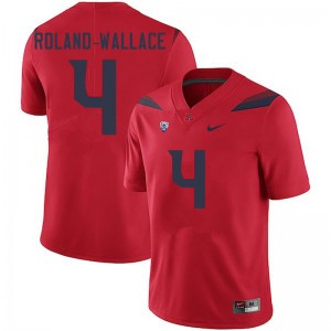 Men Christian Roland-Wallace Red Wildcats #4 Jersey 594250-636