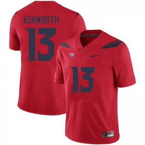 Men Luke Ashworth Red Arizona #13 Jersey 652084-569