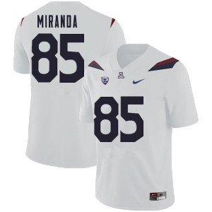 Men Roberto Miranda White Arizona Wildcats #85 Jersey 730246-943