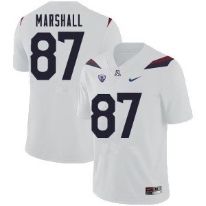Men Stacey Marshall White Wildcats #87 Jersey 447679-297