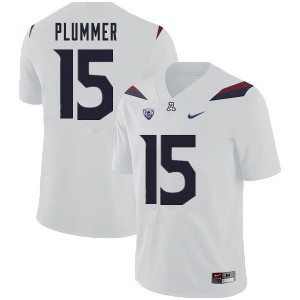Men Will Plummer White University of Arizona #15 Jersey 946392-219