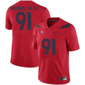 Men Alex Navarro-Silva Red University of Arizona #91 Jersey 382589-874
