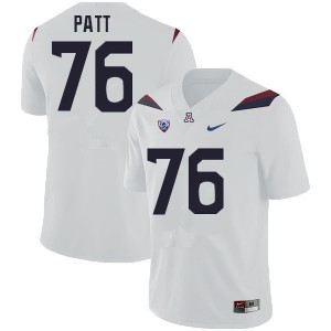 Men Anthony Patt White Arizona #76 Jersey 528945-814
