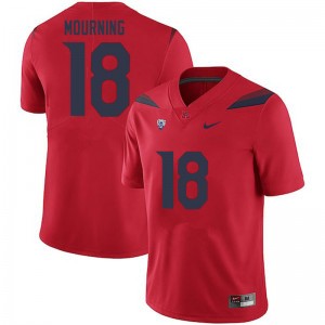 Men Derick Mourning Red Arizona Wildcats #18 Jersey 589932-751