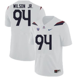 Men Dion Wilson Jr. White Arizona #94 Jersey 361405-461