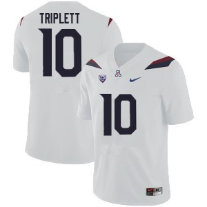 Men Jabar Triplett White Wildcats #10 Jersey 379485-533