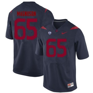 Men Leif Magnuson Navy University of Arizona #65 Jersey 964530-175