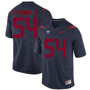 Men Matthew Stefanski Jr. Navy Arizona #54 Jersey 197311-331