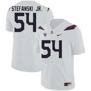 Men Matthew Stefanski Jr. White Wildcats #54 Jersey 805683-761
