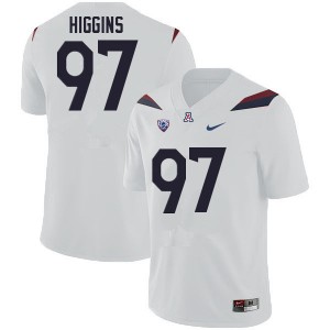 Men Naz Higgins White Arizona Wildcats #97 Jersey 642699-423