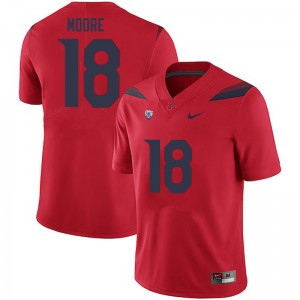 Men Nick Moore Red Arizona #18 Jersey 457749-199