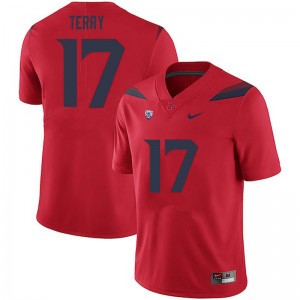 Men Regen Terry Red University of Arizona #17 Jersey 601965-464