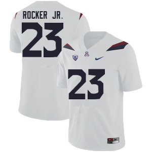 Men Stevie Rocker Jr. White Arizona Wildcats #23 Jersey 760174-316