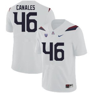 Men Thor Canales White University of Arizona #46 Jersey 339522-955