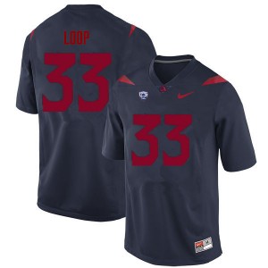 Men Tyler Loop Navy Wildcats #33 Jersey 430458-659