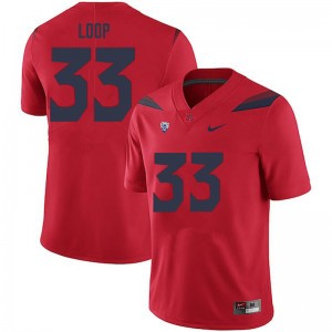 Men Tyler Loop Red Arizona Wildcats #33 Jersey 958337-449
