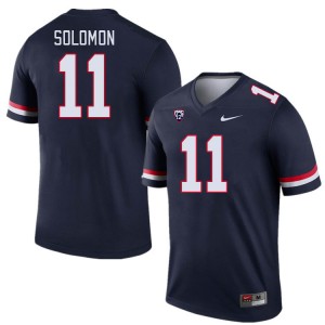 Men Anthony Solomon Navy University of Arizona #11 Jersey 551157-638