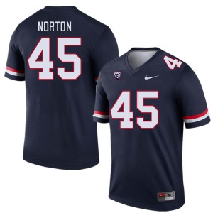 Men Bill Norton Navy Arizona #45 Jersey 712972-655