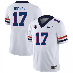 Men Brayden Dorman White Wildcats #17 Jersey 623435-898