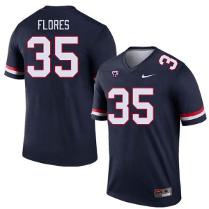 Men CJ Flores Navy University of Arizona #35 Jersey 378141-397