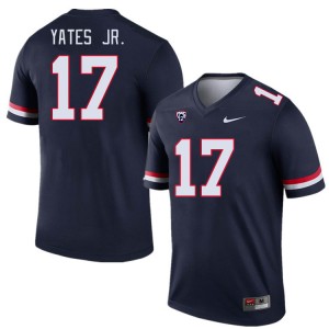 Men Charles Yates Jr. Navy Arizona Wildcats #17 Jersey 379870-276