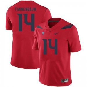 Men Cole Tannenbaum Red Arizona #14 Jersey 297021-210