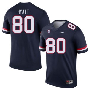 Men Devin Hyatt Navy Wildcats #80 Jersey 539769-292