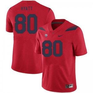 Men Devin Hyatt Red Wildcats #80 Jersey 383844-939