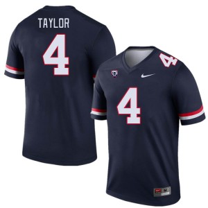 Men Isaiah Taylor Navy Arizona Wildcats #4 Jersey 405441-917