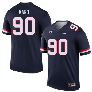Men Isaiah Ward Navy Arizona #90 Jersey 702775-599
