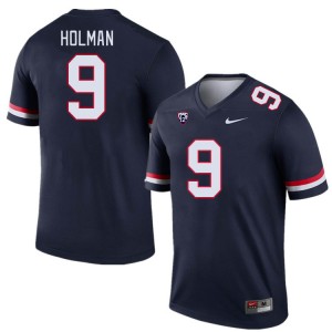 Men Jackson Holman Navy University of Arizona #9 Jersey 443212-756