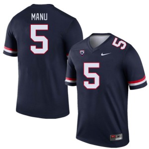 Men Jacob Manu Navy Wildcats #5 Jersey 312487-159