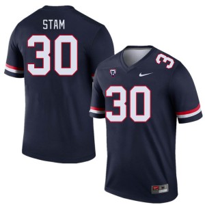 Men Jax Stam Navy Wildcats #30 Jersey 428782-349