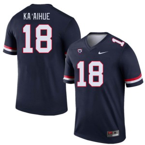 Men Kamuela Ka'aihue Navy Arizona #18 Jersey 494160-430