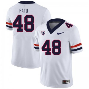 Men Orin Patu White Arizona Wildcats #48 Jersey 858291-780