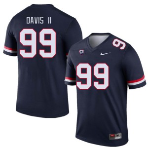 Men Russell Davis II Navy Wildcats #99 Jersey 551987-307