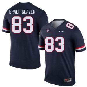 Men Sam Graci-Glazer Navy University of Arizona #83 Jersey 184306-705