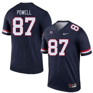 Men Tyler Powell Navy Arizona Wildcats #87 Jersey 961271-673