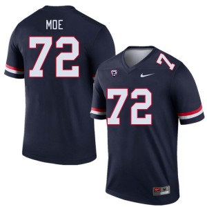 Men Wendell Moe Navy Arizona Wildcats #72 Jersey 717480-403