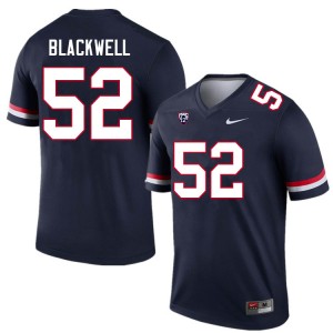 Men Aaron Blackwell Navy Arizona Wildcats #52 Jersey 929443-285