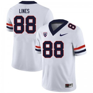 Men Alex Lines White Arizona Wildcats #88 Jersey 863463-310