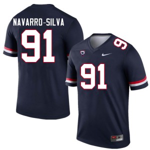Men Alex Navarro-Silva Navy Arizona #91 Jersey 637134-742
