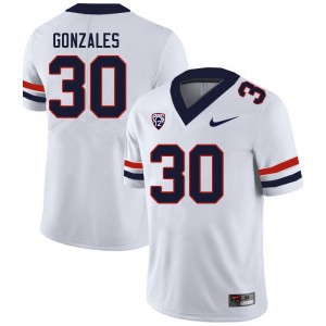 Men Anthony Gonzales White Arizona #30 Jersey 311898-380