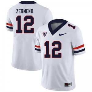 Men Brayden Zermeno White Wildcats #12 Jersey 381133-605