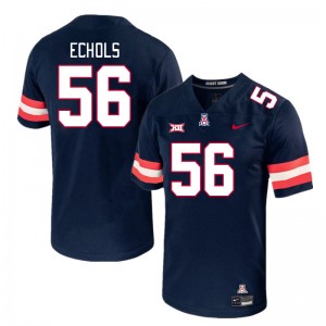 Men Bryce Echols Navy Arizona #56 Big 12 Conference Jersey 932308-966