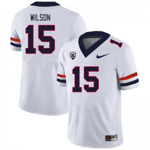 Men Carlos Wilson White University of Arizona #15 Jersey 379706-833