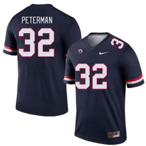 Men Cash Peterman Navy Wildcats #32 Jersey 348100-271