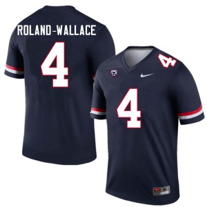 Men Christian Roland-Wallace Navy University of Arizona #4 Jersey 896381-265