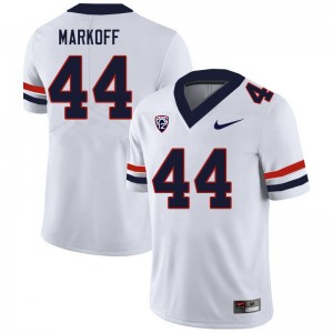 Men Clay Markoff White Arizona Wildcats #44 Jersey 176969-450
